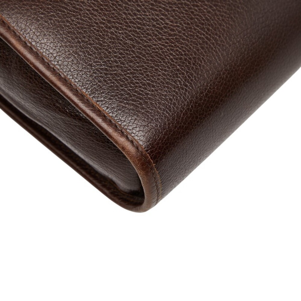 CHRISTIAN DIOR Brown Leather Shoulder Bag - Picture 5 of 10